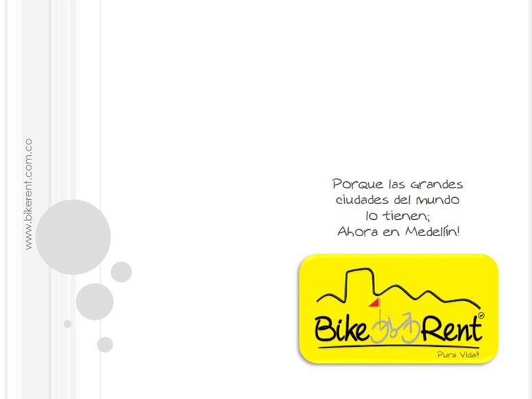 Bikerent | Alquiler de bicicletas | Espacios publicitarios Medellin, Colombia